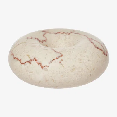 Heal's OYOY Savi Marble Candle Holder Off-White