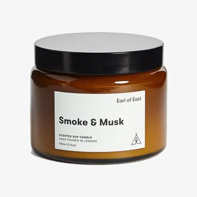 Heal's Earl of East Smoke and Musk Candle 500ml - Heal's UK Furniture