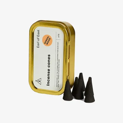 Heal's Earl of East 16 Incense Cones Sandalwood Scent - Heal's UK Furniture