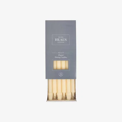 Heal's Heal's Fluted Dinner Candles Set Of 12 - Heal's UK Furniture
