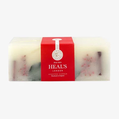 Heal's Heal's Winter Spice Brick Candle with Botanicals