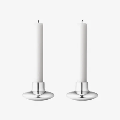 Heal's Georg Jensen Henning Koppel Candle Holder 2 Pcs - Heal's UK Furniture