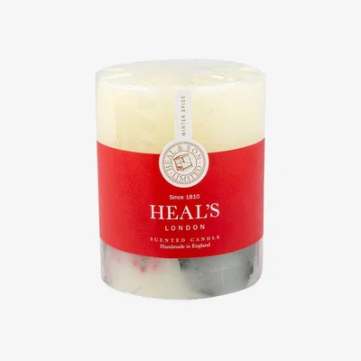 Heal's Heal's Winter Spice Tall Pillar Candle with Botanicals