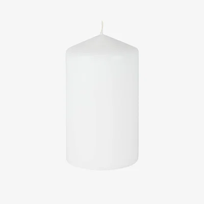 Homebase Medium Pillar Candle - White