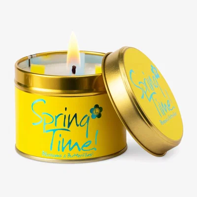 John Lewis Lily-flame Spring Time Tin Scented Candle, 250g