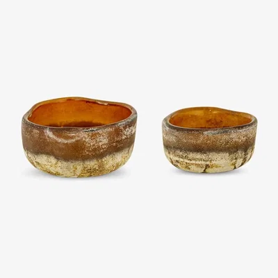 John Lewis Nkuku Janka Glass Tealights, Set of 2
