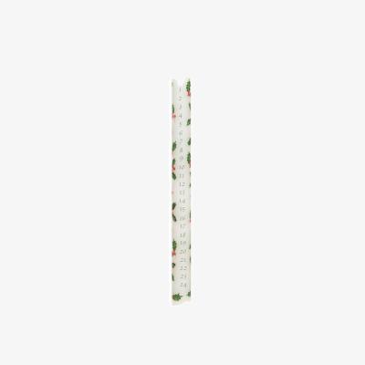 John Lewis Talking Tables Holly Advent Dinner Candle