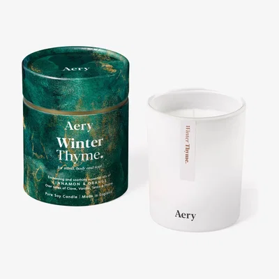 John Lewis Aery Winter Thyme Scented Candle, 200g