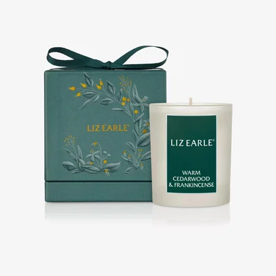 John Lewis Liz Earle Warm Cedarwood and Frankincense Scented Candle, 220g