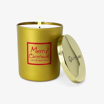 John Lewis Lily-flame Merry Christmas Scented Candle, 200g