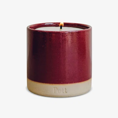 John Lewis Pott Candles Fir Stoneware Scented Candle, 600g
