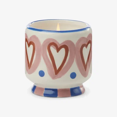 John Lewis Paddywax A Dopo Hearts Cerammic Scented Candle, 226g