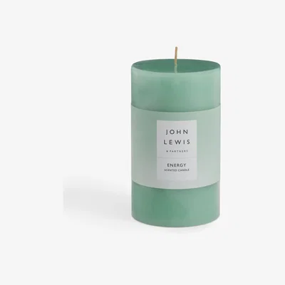 John Lewis John Lewis Sentiments Energy Pillar Scented Candle, 507g