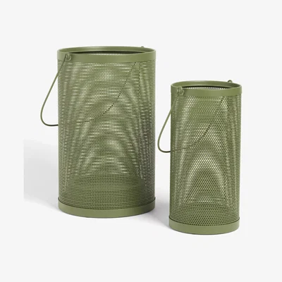 John Lewis John Lewis Iron Outdoor Lantern, Set of 2