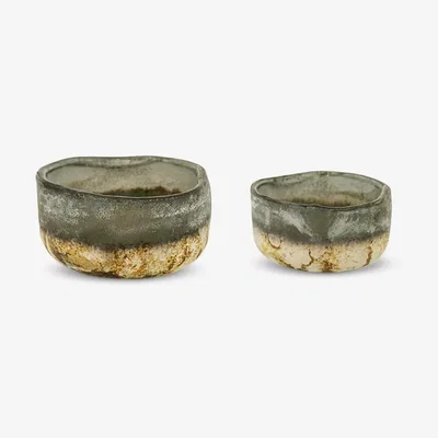 John Lewis Nkuku Janka Glass Tealights, Set of 2