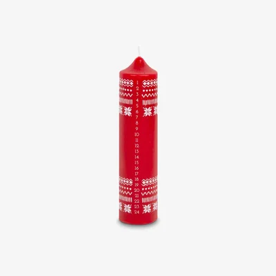 John Lewis Talking Tables Snowflake Advent Pillar Candle