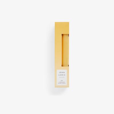 John Lewis John Lewis Sentiments Joy Unscented Dinner Candles, Pack of 4