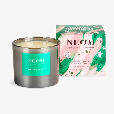 John Lewis Neom Organics London Perfect Peace Three Wick Scented Candle, 420g