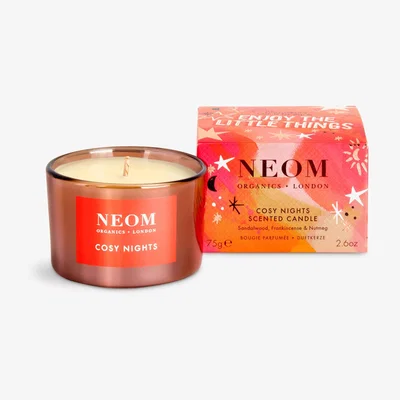 John Lewis Neom Organics London Cosy Nights Travel Scented Candle, 75g
