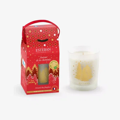 John Lewis Esteban Around the Fireplace Scented Candle, 180g
