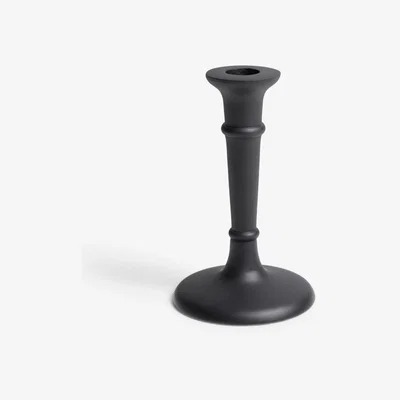 John Lewis John Lewis Bold Classic Candlestick Holder, Black