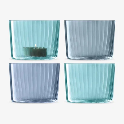 John Lewis LSA International Gems Tealight Holders, Set of 4