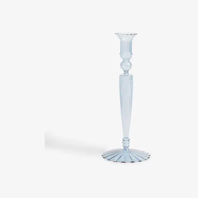 John Lewis John Lewis Haze Class Candle Holder, Blue