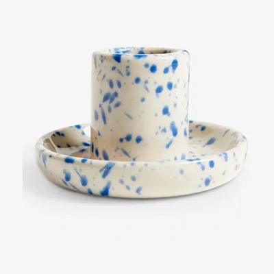 John Lewis John Lewis ANYDAY Splash Candle Holder, Cobalt