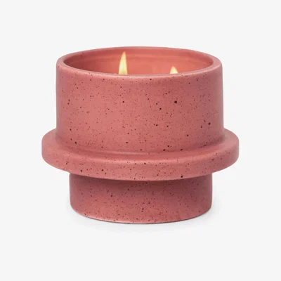 John Lewis Paddywax Folia Matte Saffron Rose Scented Candle, 326g