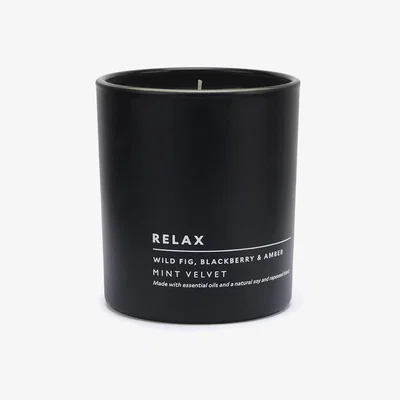 John Lewis Mint Velvet Relax Wild Fig Scented Candle, 220g
