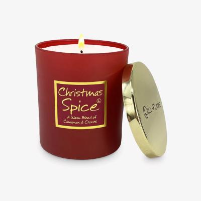 John Lewis Lily-flame Christmas Spice Jar Scented Candle, 230g