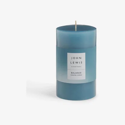 John Lewis John Lewis Sentiments Balance Pillar Scented Candle, 507g