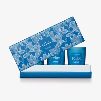 John Lewis Clarins Candle Trio, Relax