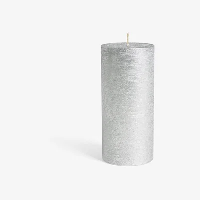 John Lewis John Lewis Metallic Pillar Candle
