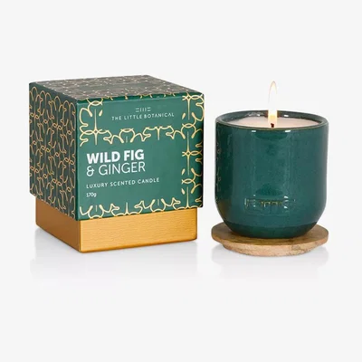 John Lewis The Little Botanical Wild Fig and Ginger Luxury Scented Candle