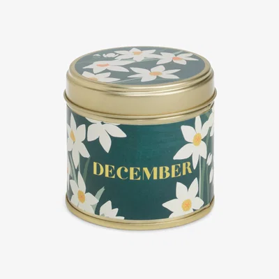 John Lewis John Lewis Floral Birthday Scented Tin Candle