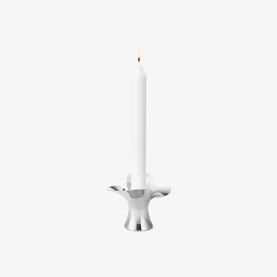 John Lewis Georg Jensen Bloom Small Candlestick, Silver