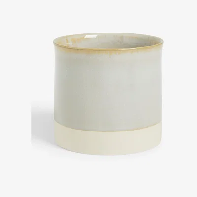 John Lewis John Lewis Simplicity Pillar Candle Holder, Grey