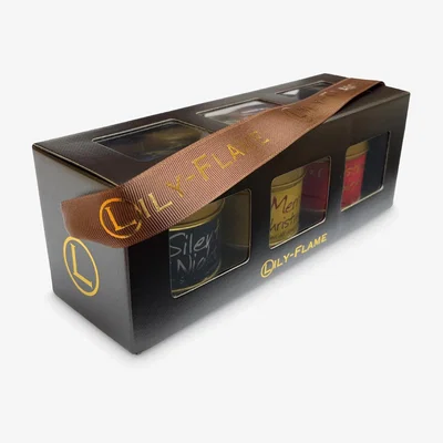John Lewis Lily-flame Christmas Scented Candle Gift Set