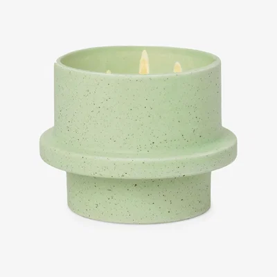 John Lewis Paddywax Folia Matte Bamboo & Green Tea Scented Candle, 326g