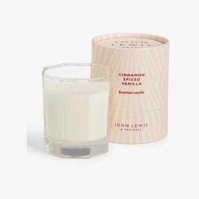 John Lewis John Lewis Cinnamon Spiced Vanilla Scented Candle, 180g