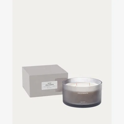 Kave Home Cold Nights grey scented candle 600 g