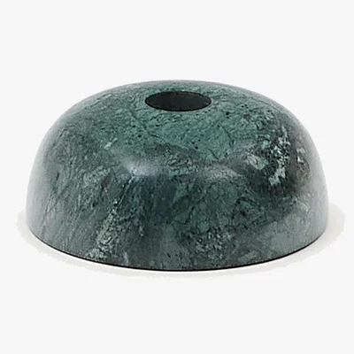 Kave Home Sintia green marble candlestick 4 cm