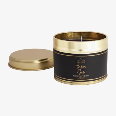 La Redoute Amber Noir Gold Tin Candle