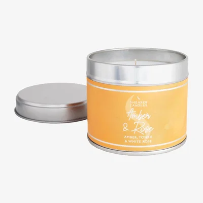 La Redoute Amber & Rose Scented Tin Candle