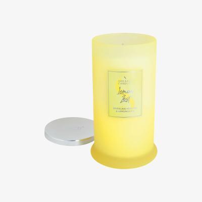 La Redoute Lemon Zest Scented Pillar Candle Jar