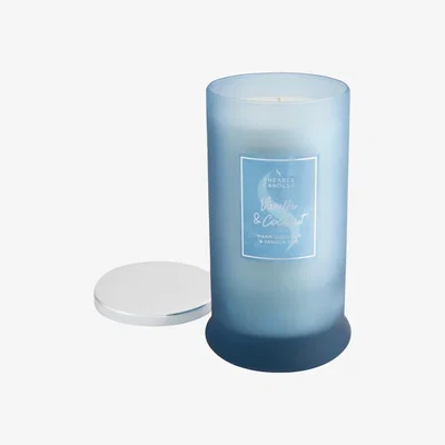 La Redoute Vanilla & Coconut Pillar Jar Candle with Lid