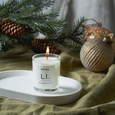 Layered Lounge Natal Votive Candle