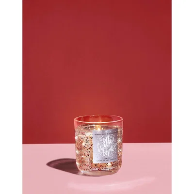 Marks & Spencer M&S Heart Light Up Candle - Gold, Gold