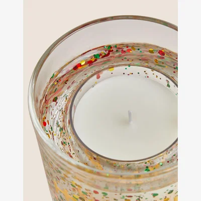 Marks & Spencer M&S Neon Ho Ho Ho Light Up Candle - Multi, Multi